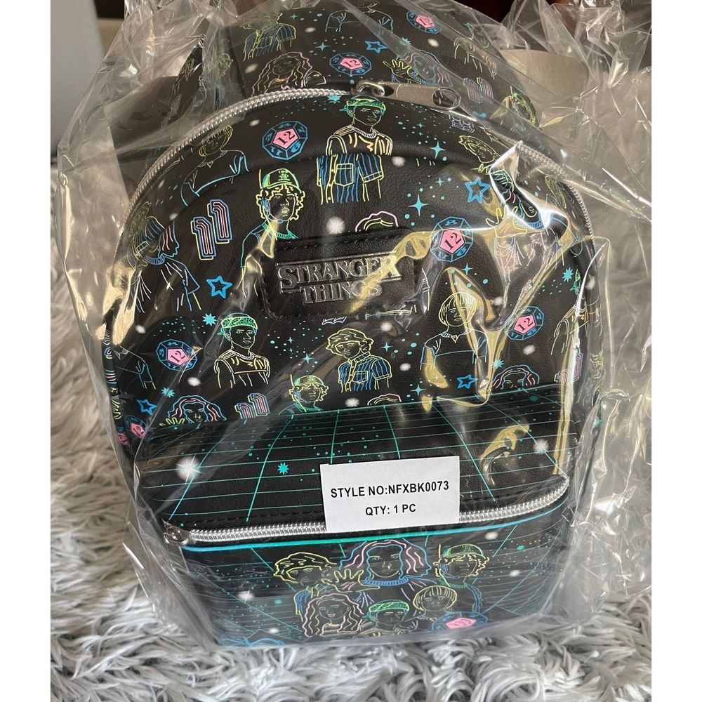 NWT Stranger Things Neon Backpack